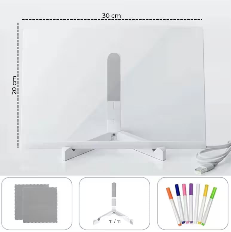 Tablette lumineuse LED pour dessin
